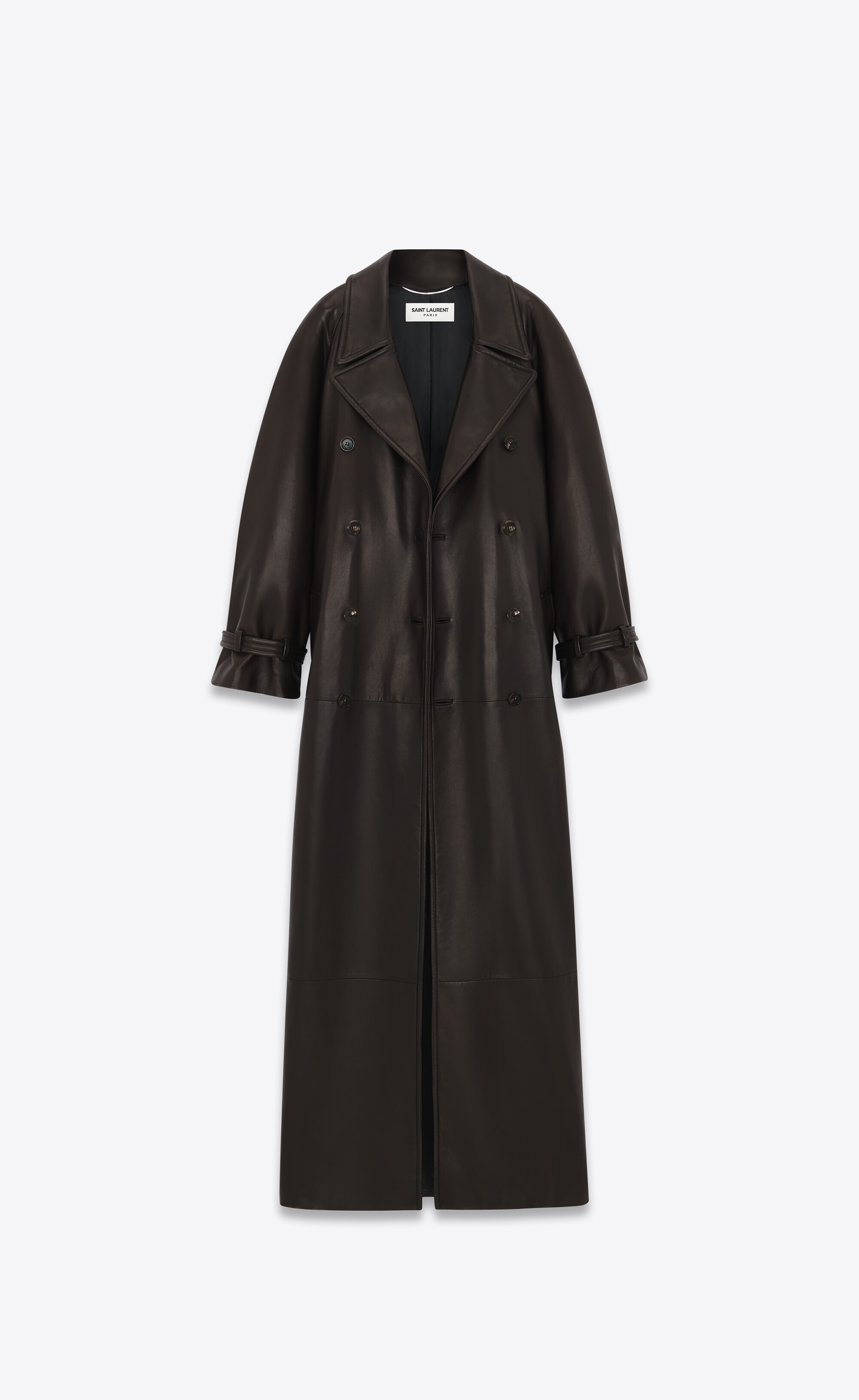 long coat in lambskin - 1