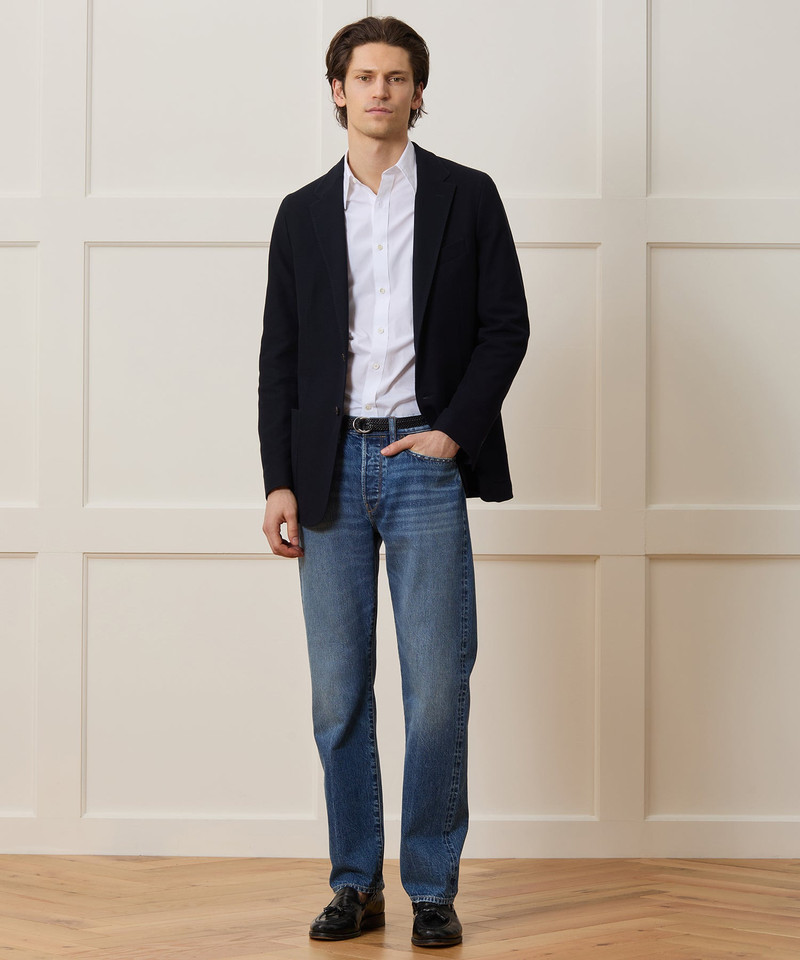 TODD SNYDER Poplin Long Point Collar Dress Shirt outlook