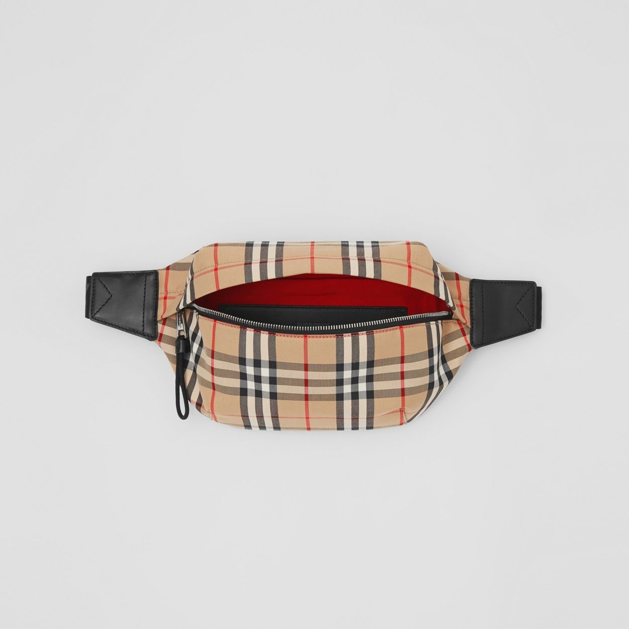 Medium Vintage Check Bonded Cotton Bum Bag - 6