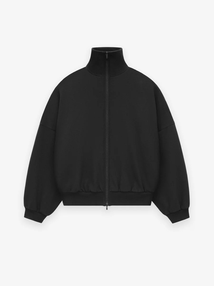 Cotton Wool High Neck Jacket - 1