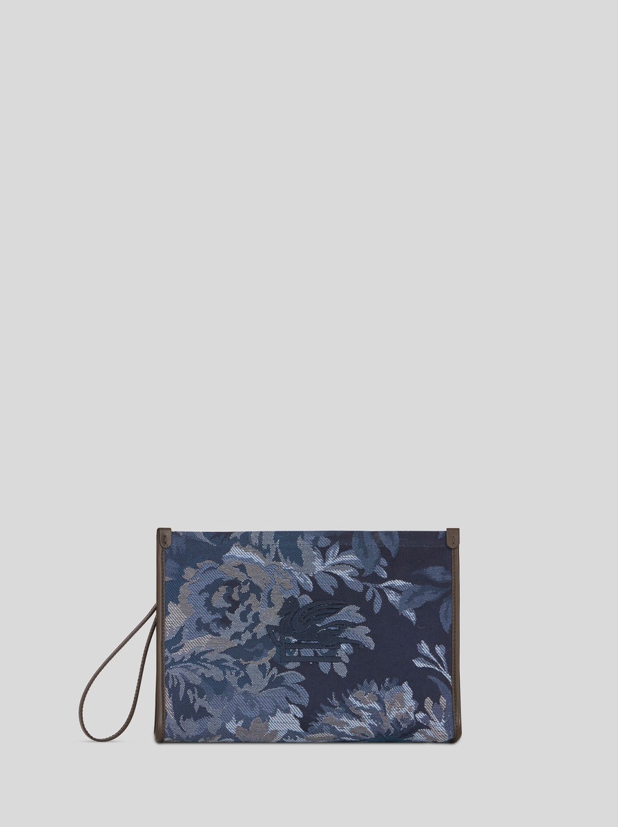 LARGE FLORAL POUCH - 1