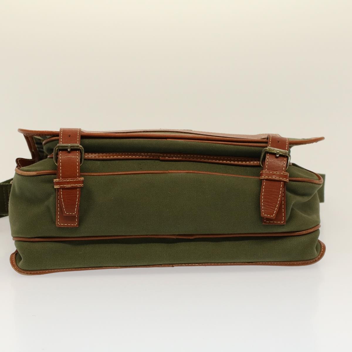 Burberry Shoulder Bag Canvas Khaki - 5
