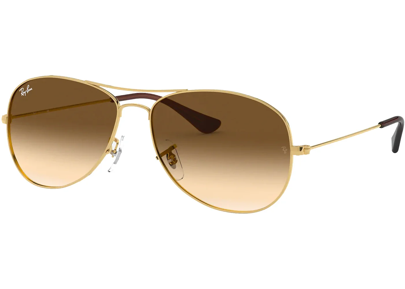 Ray-Ban Cockpit Sunglasses Polished Gold/Brown (RB3362) - 1