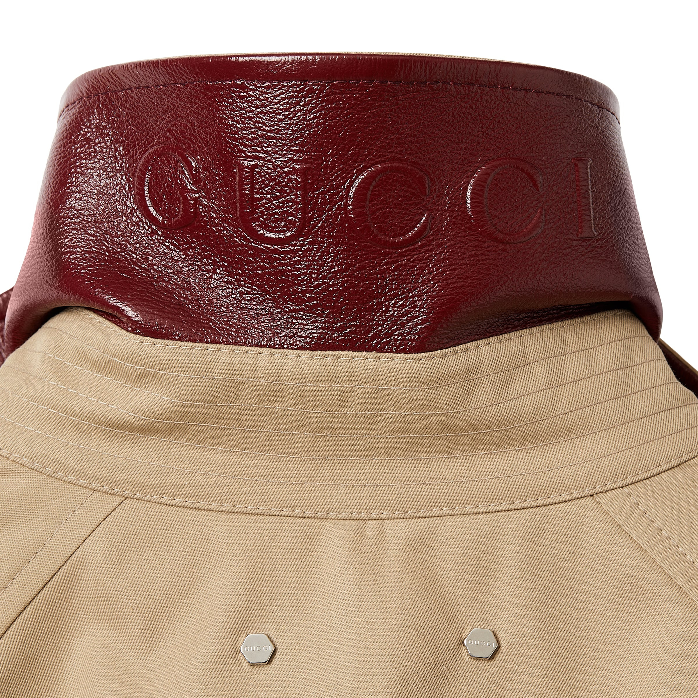Cotton gabardine trench coat - 7