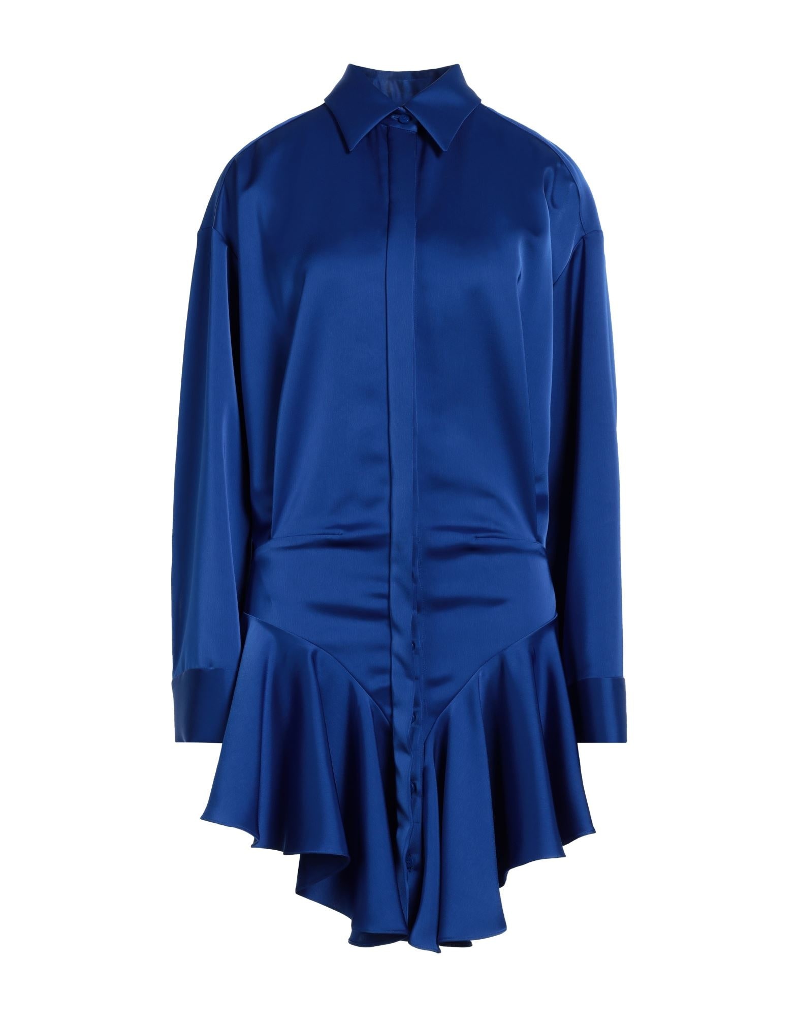 Blue Women's Shirt Dress - 1