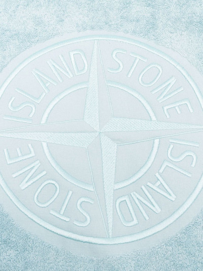 Stone Island Compass-embroidered beach towel outlook