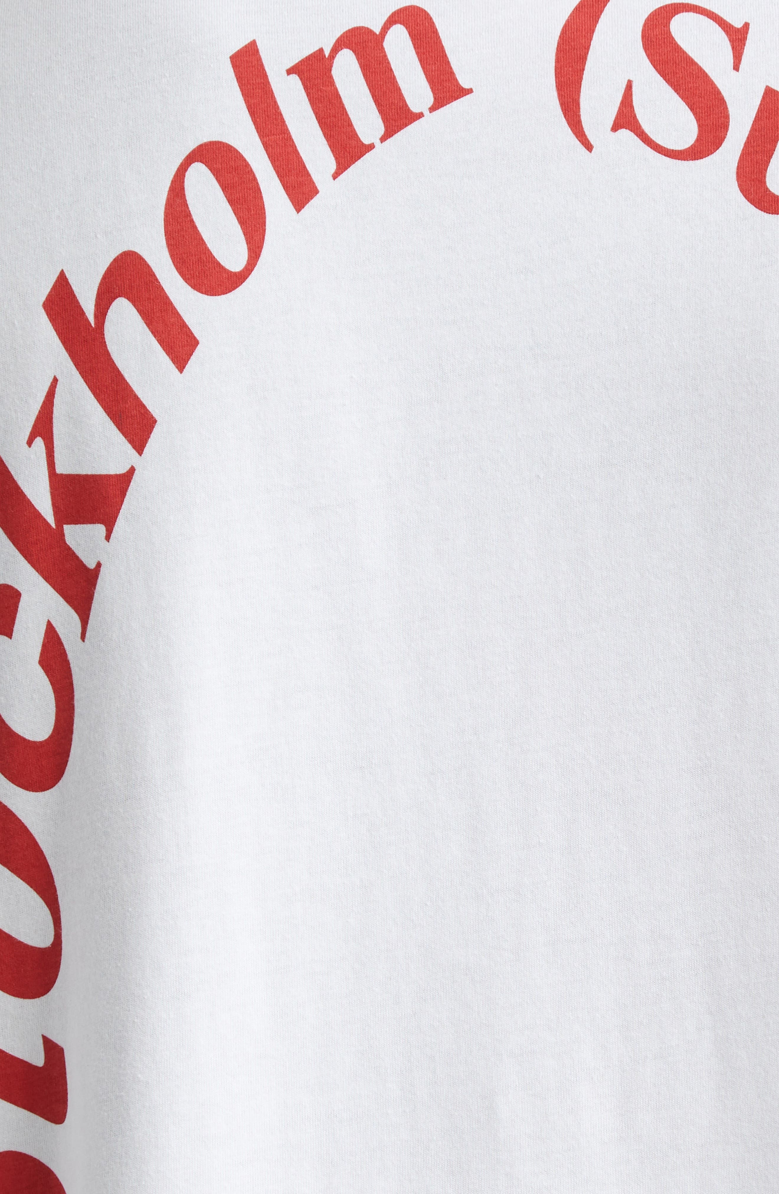 STOCKHOLM SURFBOARD CLUB Back Logo Organic Cotton Graphic T-Shirt in White at Nordstrom - 8