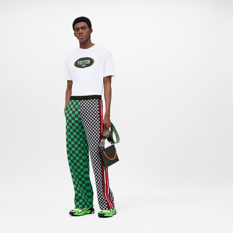 Louis Vuitton Damier Jacquard Trackpants outlook