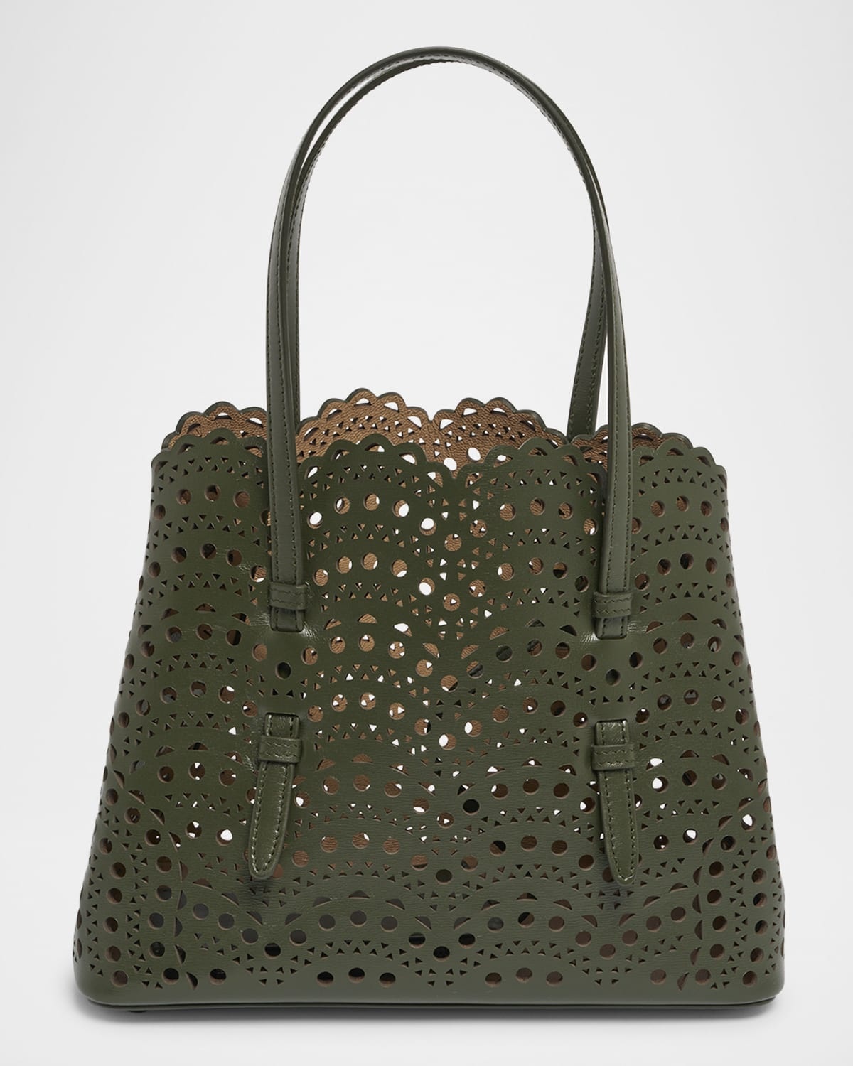 Mina 25 Tote Bag in Vienne Wave Perforated Leather - 1