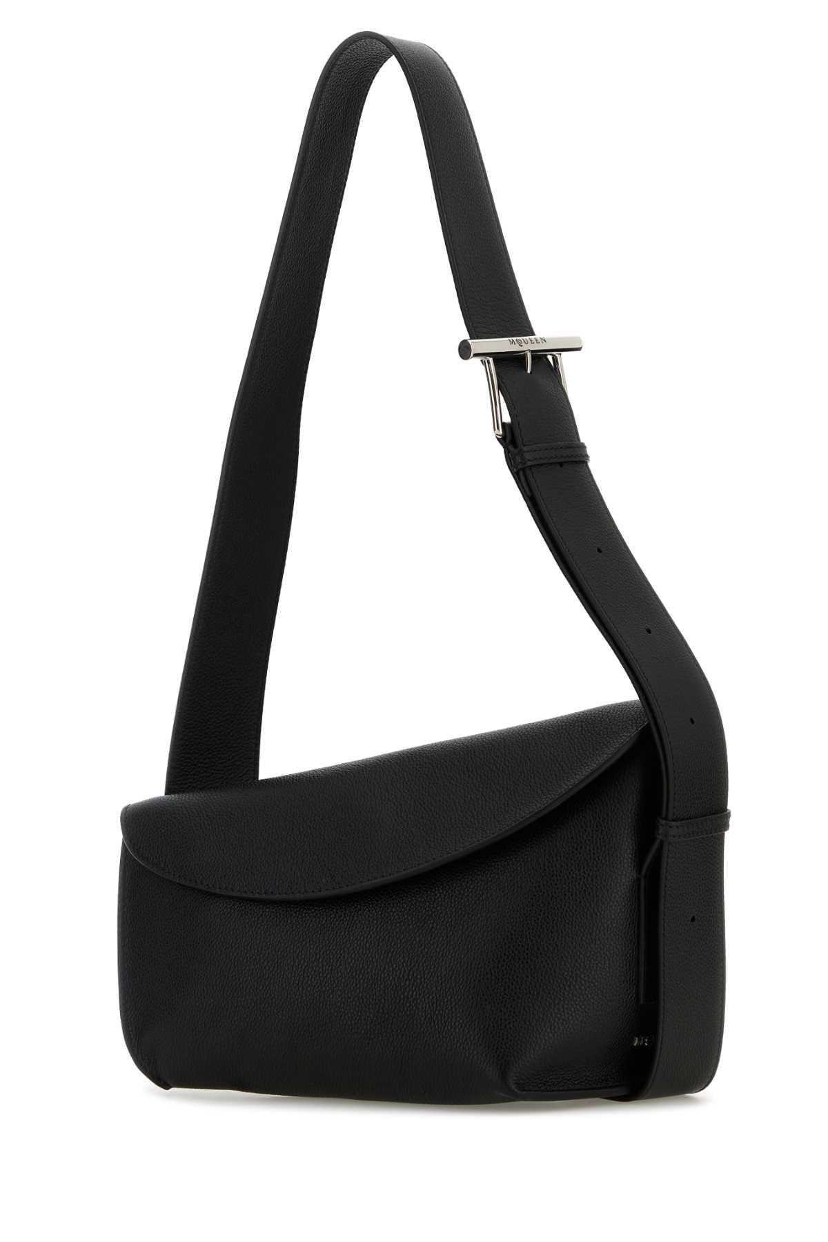 Alexander Mcqueen Women Black Large Sling T-Bar Crossbody Bag - 2