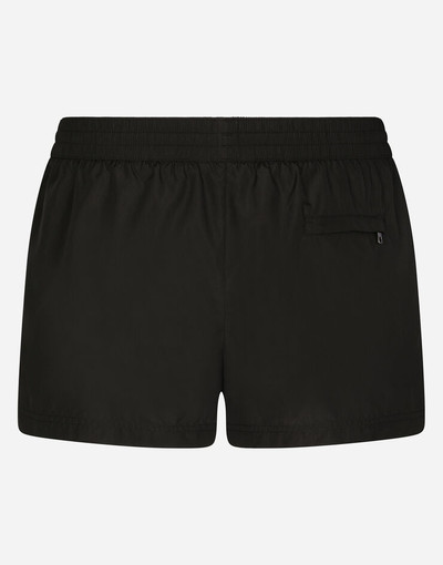 Dolce & Gabbana Short swim trunks with branded tag outlook