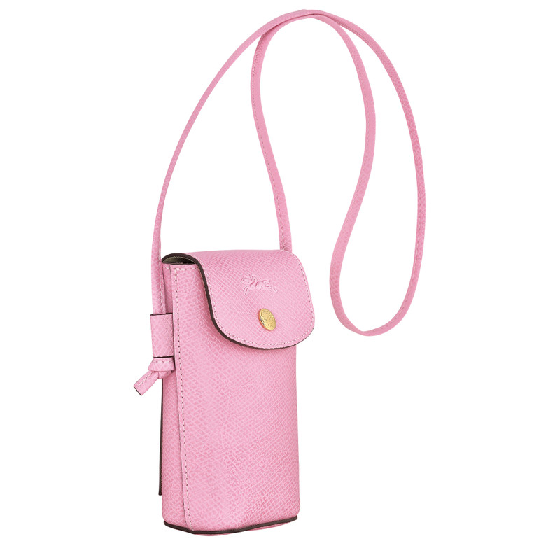 Épure Phone case with leather lace Pink - Leather 3