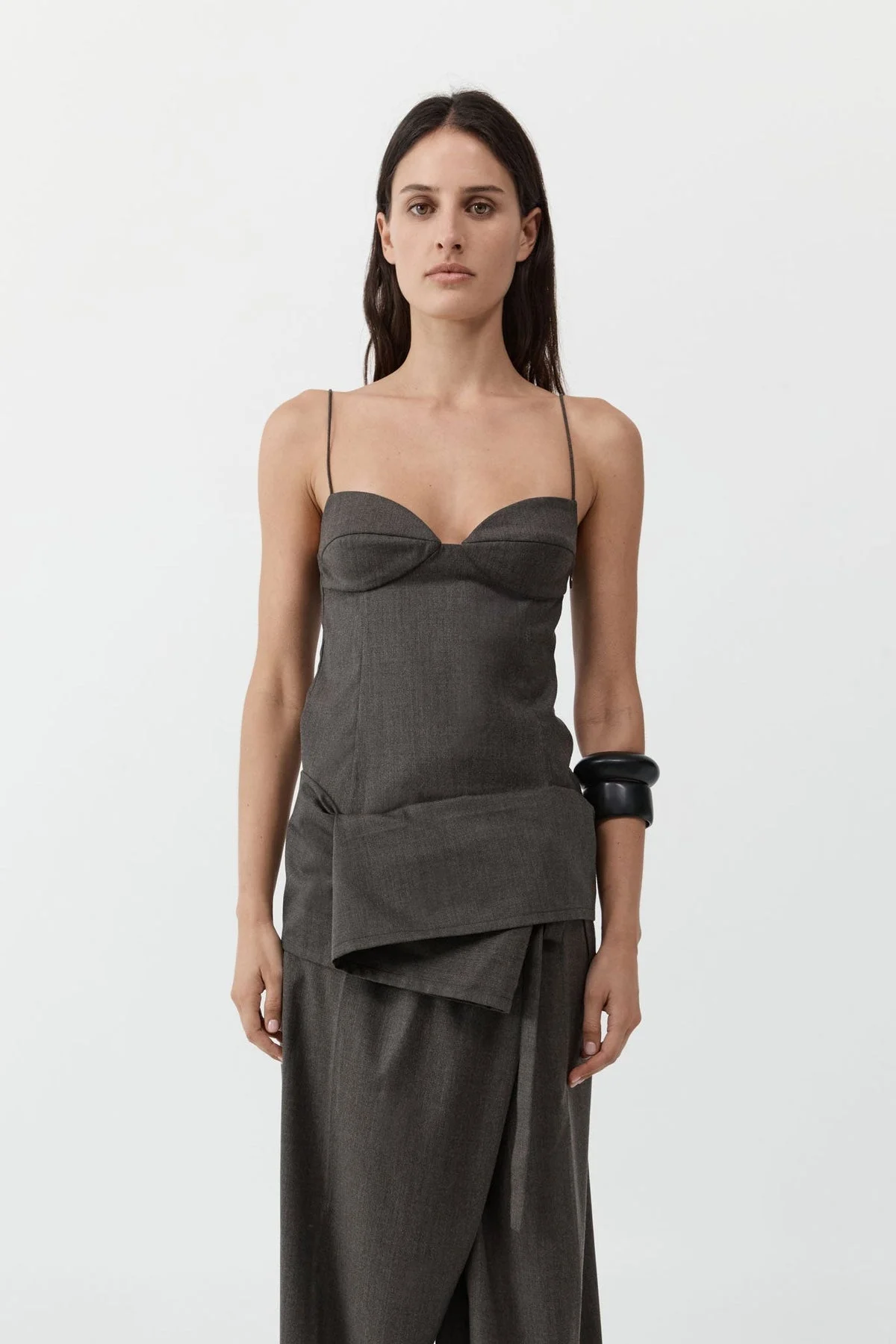 Wool Cami - Mulch - 1
