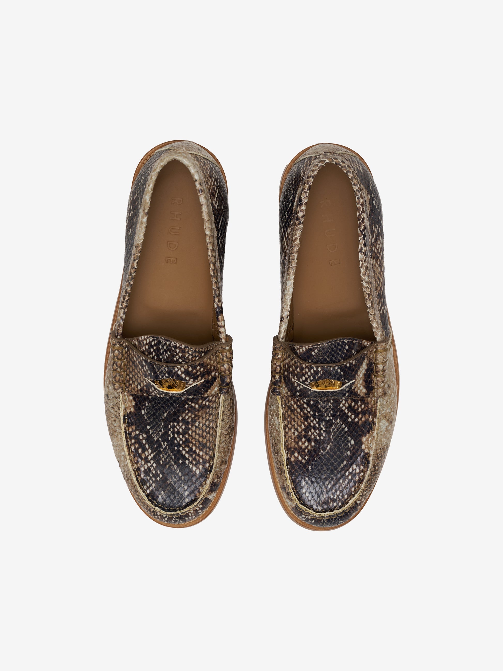 SNAKE PENNY LOAFER - 4
