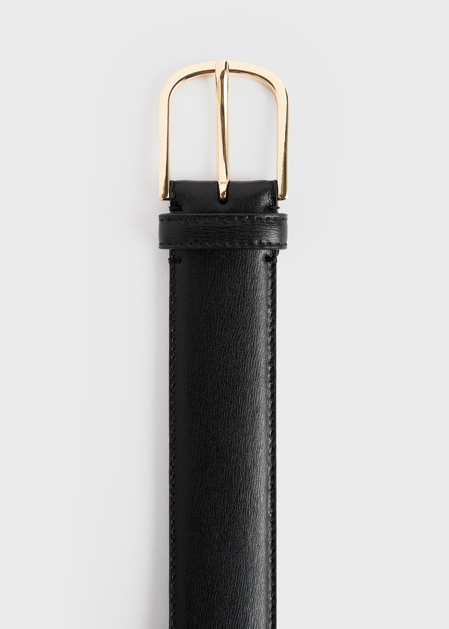 Wide trouser belt black - 6