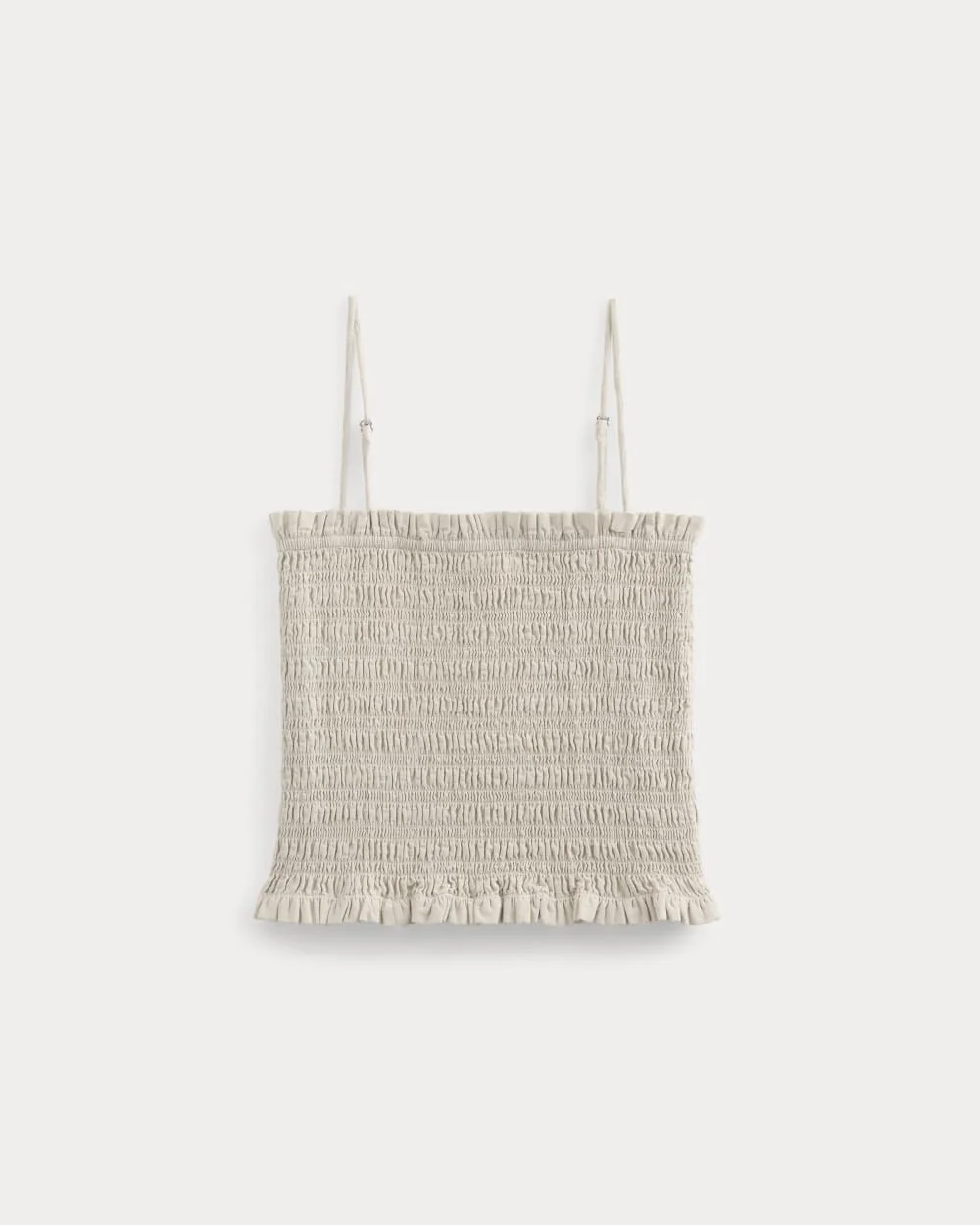 GAUZE SMOCKED CAMI - 1