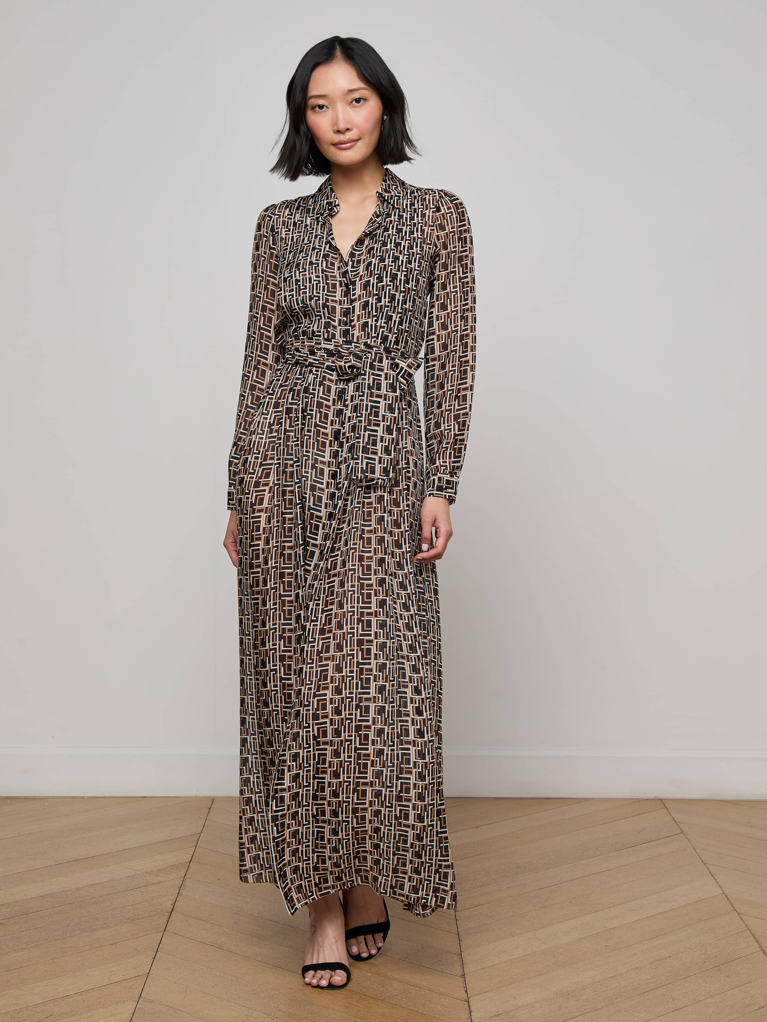 Klaudia Silk Shirt Dress - 2