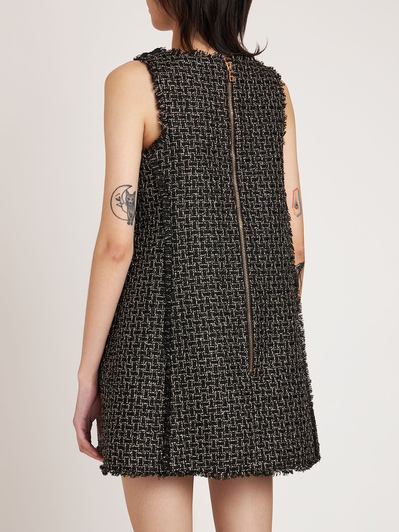 Tweed lurex mini dress - 3