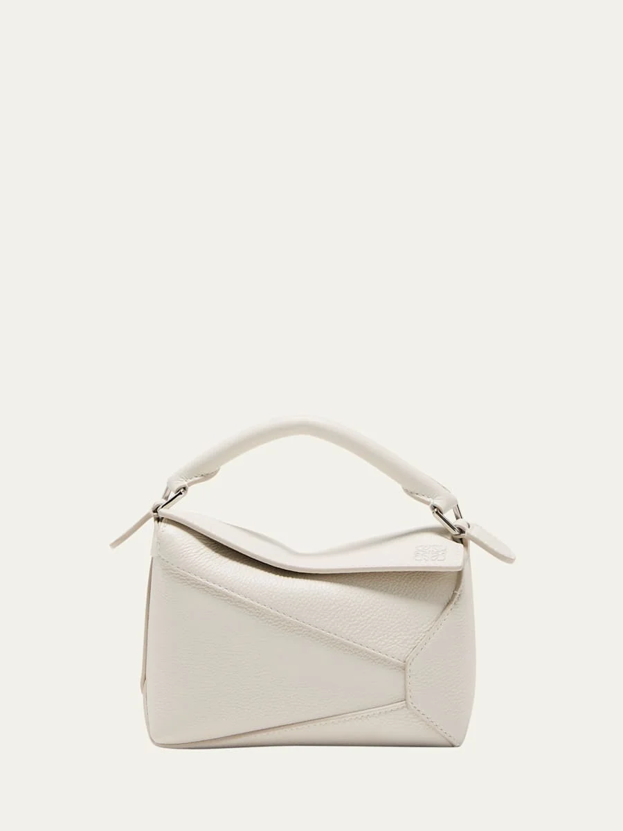 Mini Puzzle Edge Leather Shoulder Bag - 1