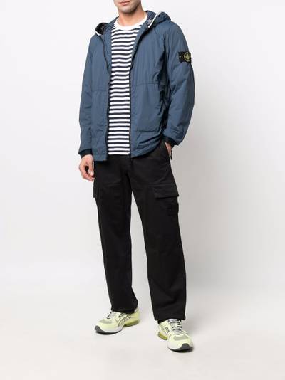 Stone Island Compass logo-patch padded jacket outlook