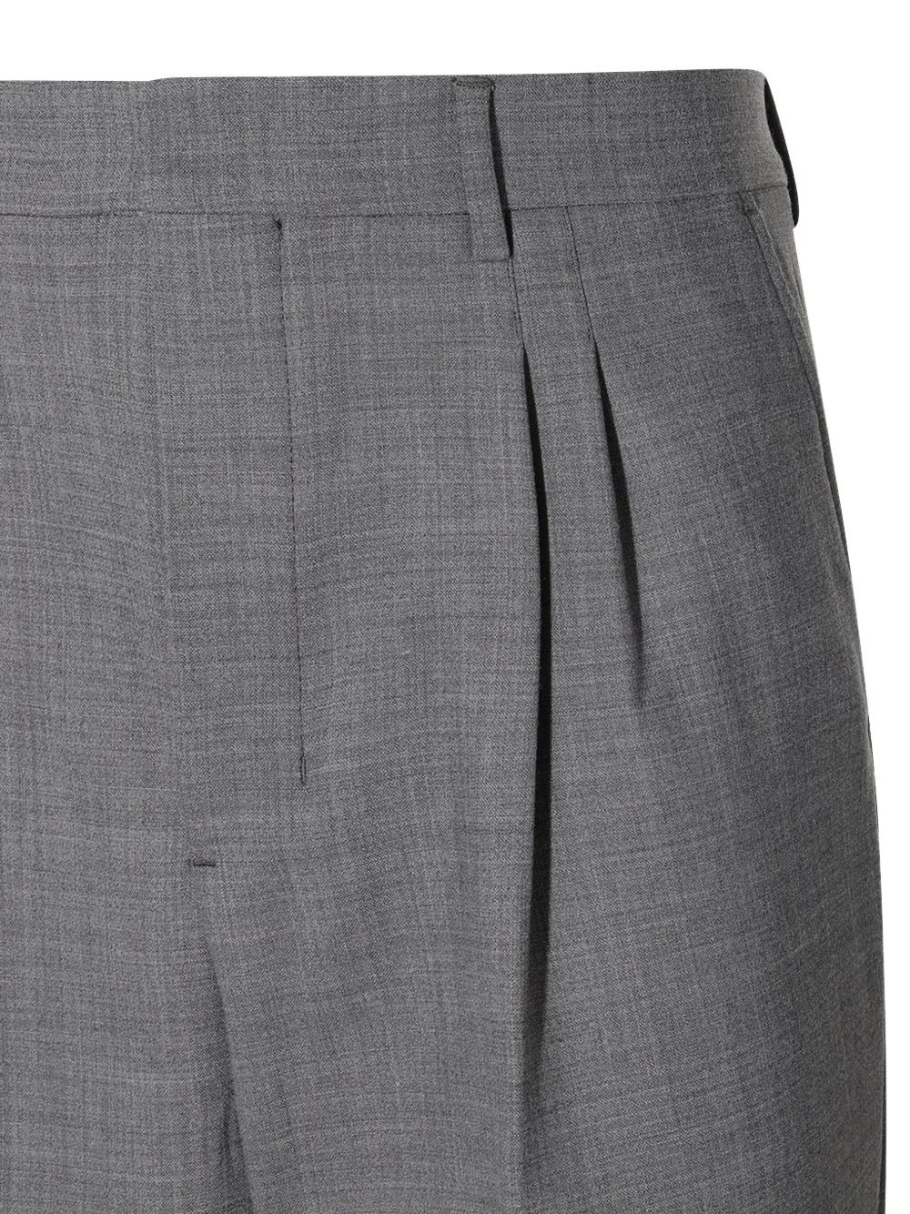 tailored tapered cropped trousers - 3