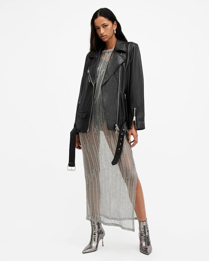 BILLIE OVERSIZED LEATHER BIKER JACKET 4