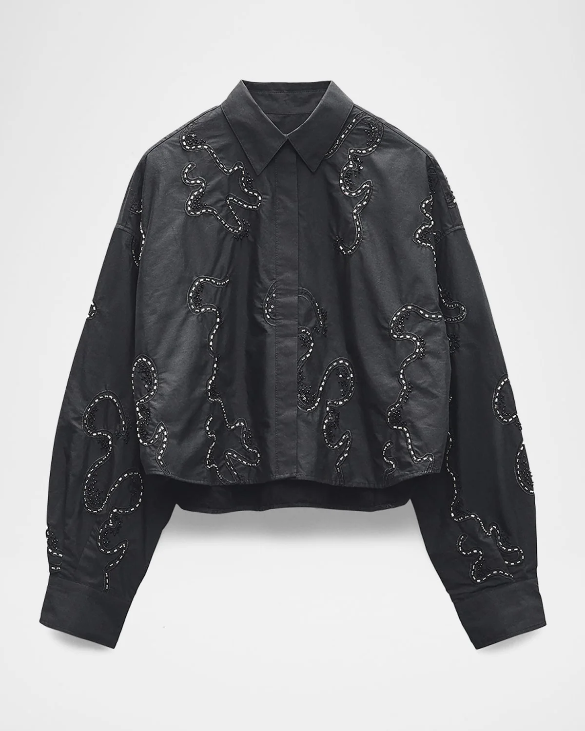 Beatrice Embroidered Long-Sleeve Shirt - 1