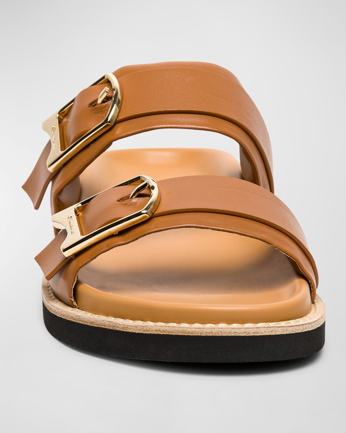 Amalfi Dual Buckle Slide Sandals - 5
