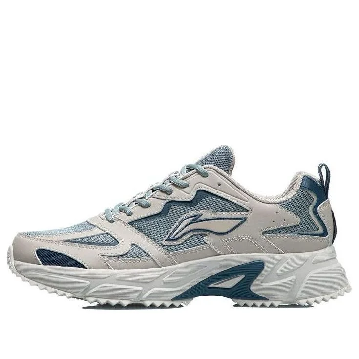 Li-Ning Retro Running Shoes 'Grey Green' ARLQ001-5 - 1
