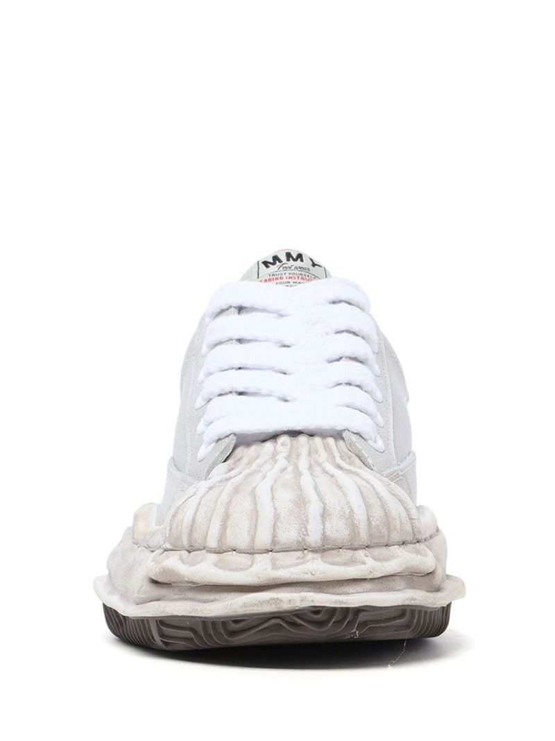 Blakey distressed-effect leather sneakers 3
