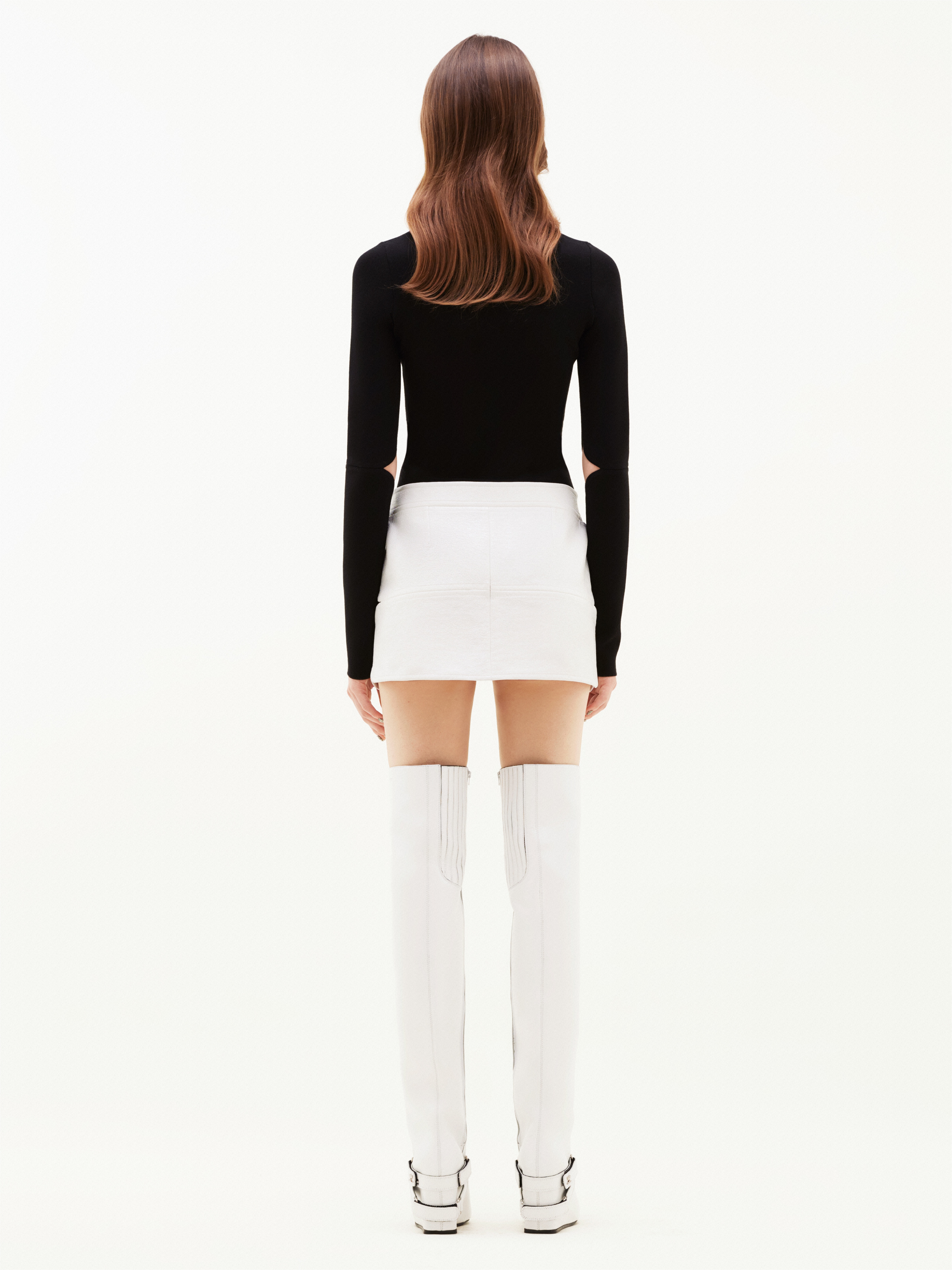 DIAMOND VINYL SKIRT - 4