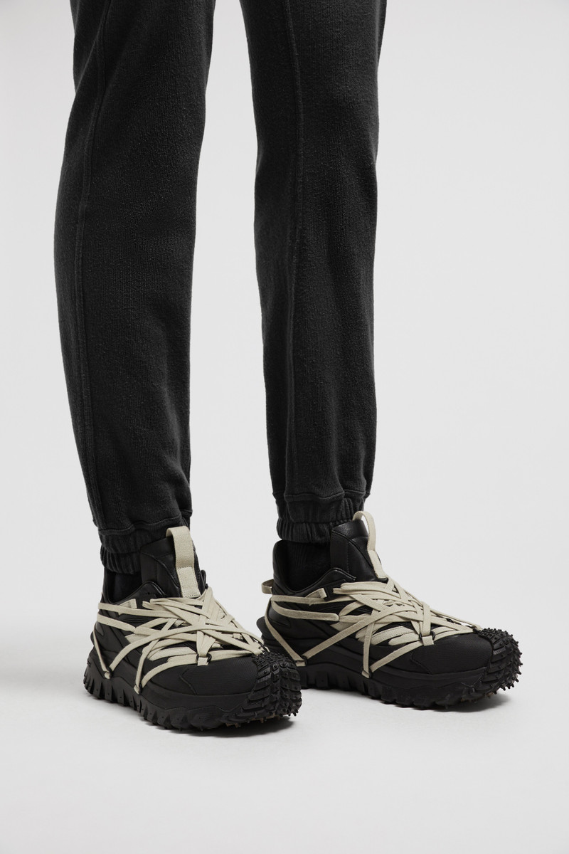 Moncler Moncler + Rick Owens Trailgrip MEGALACE Leather Sneakers outlook