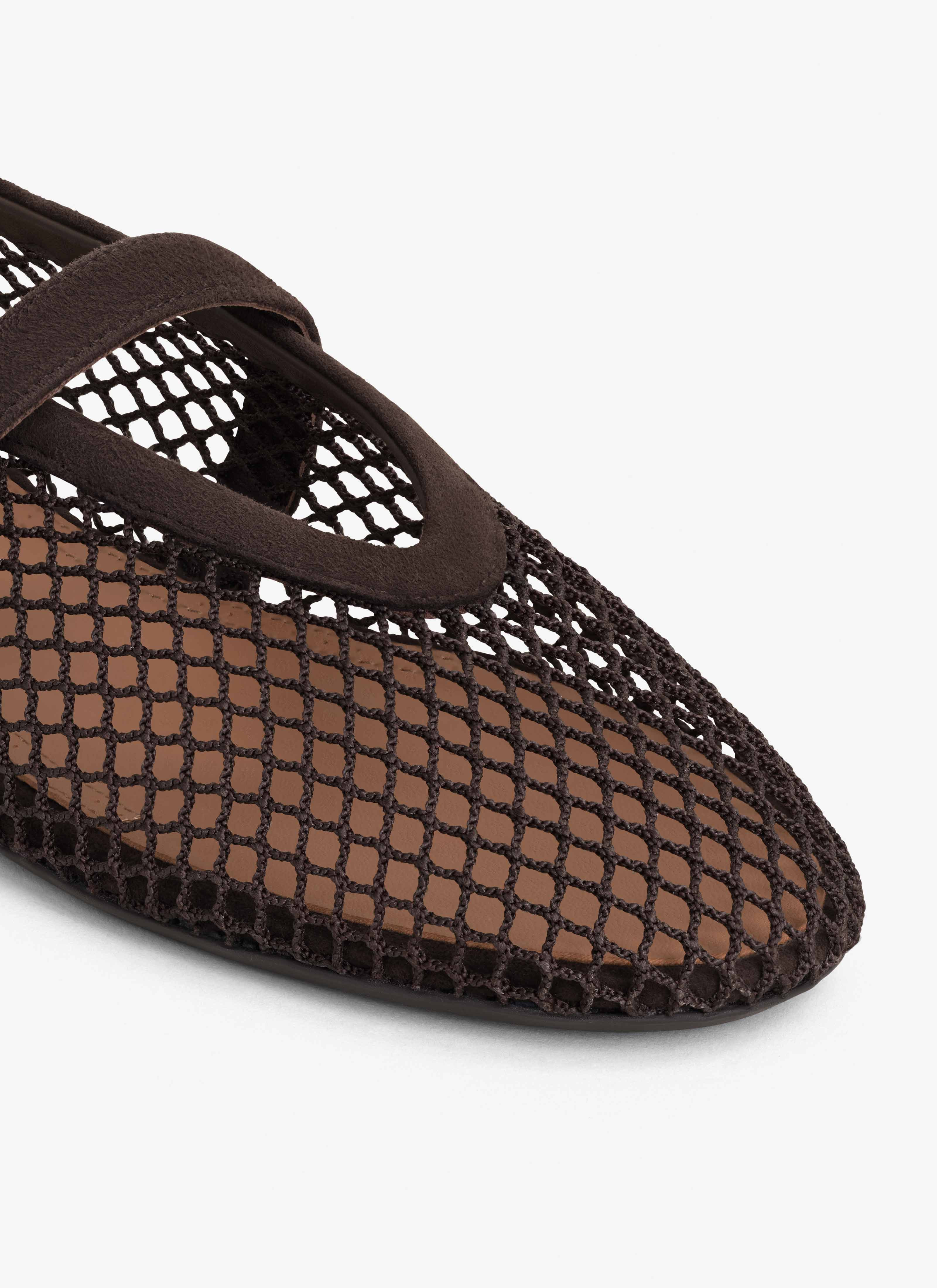 BALLET FLATS IN FISHNET - 4