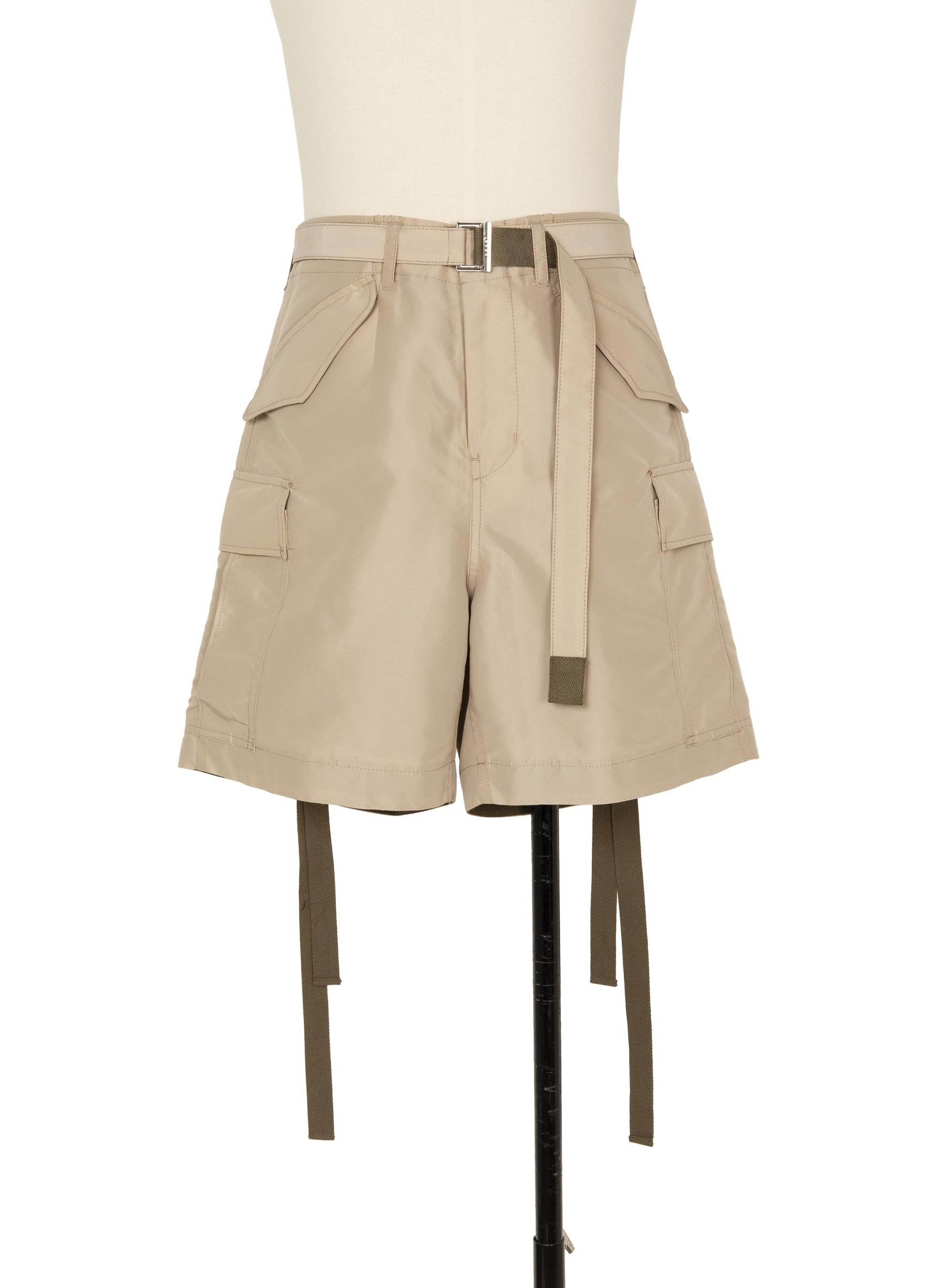 Nylon Twill Shorts - 1