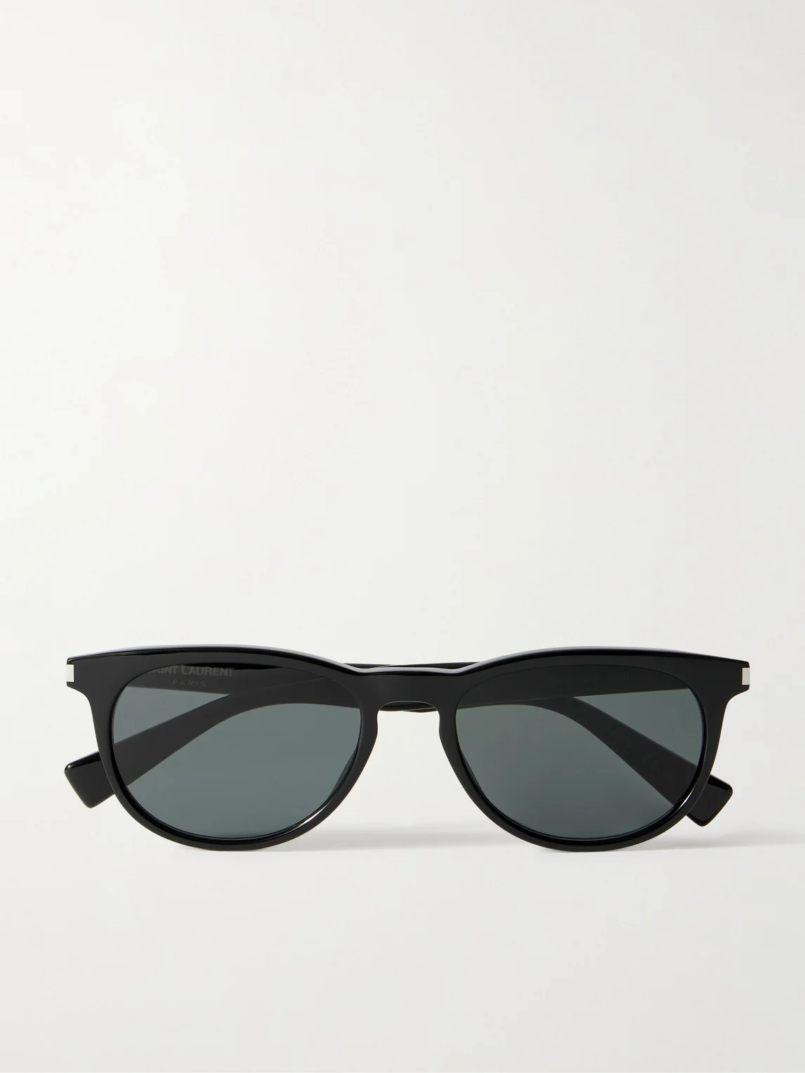 Round-Frame Recycled-Acetate Sunglasses - 1