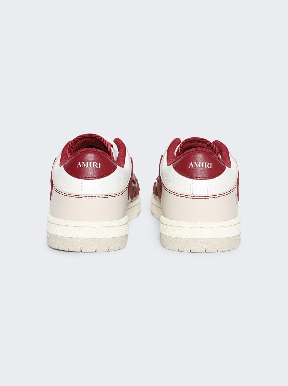 スニーカー AMIRI SS25 VARISTY SKEL LOW TOP (AWFOSR1062 DEEP RED) Skel Top Low - Varsity Red – Feature