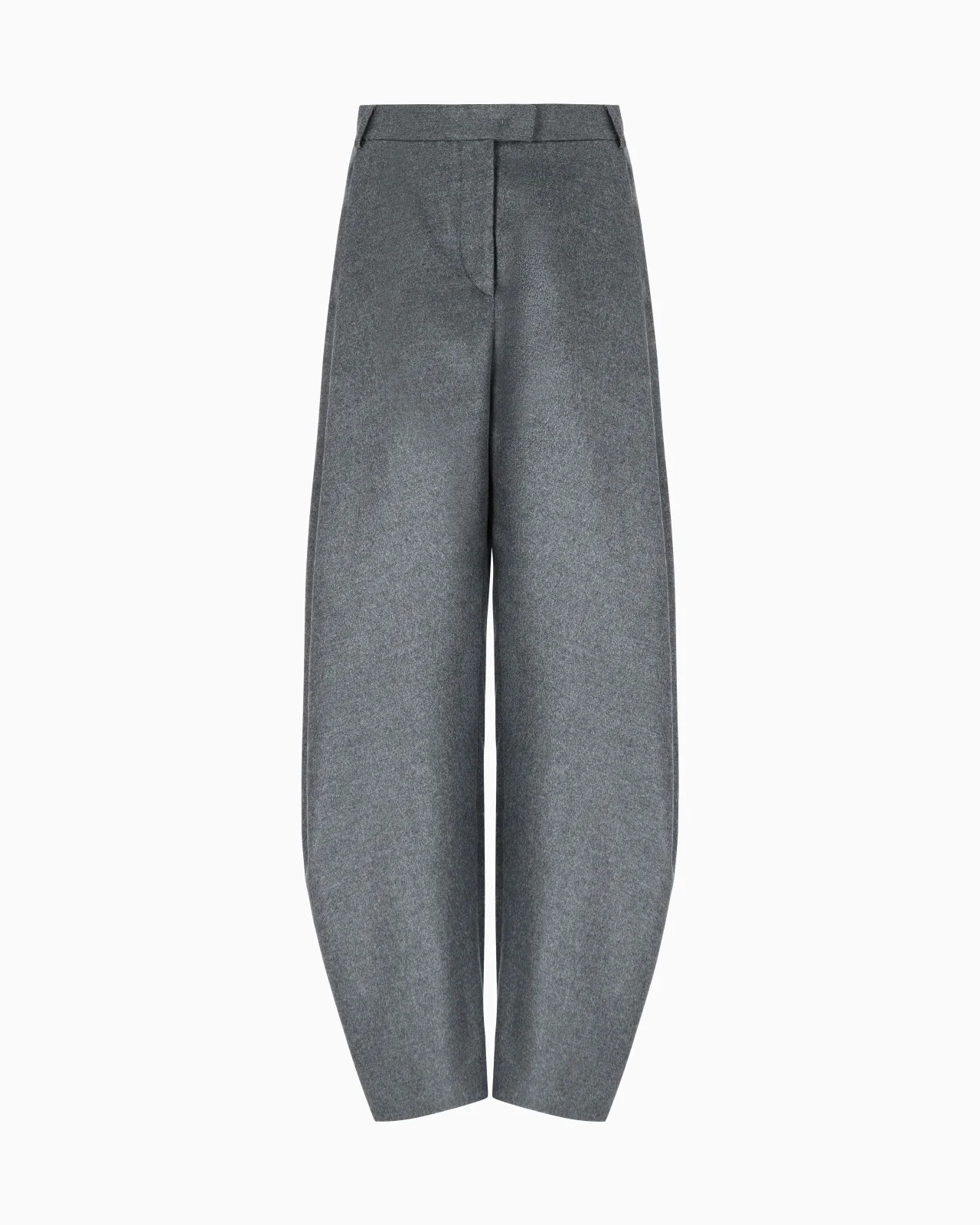 RELAXED-FIT SILK FLANNEL TROUSERS - 1