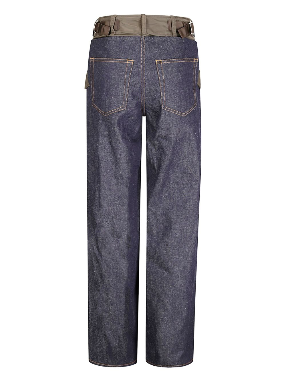 patch-pocket denim jeans - 2