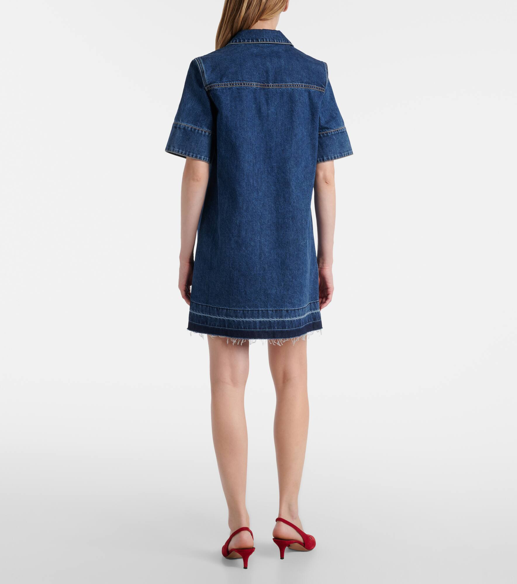 Denim shirt dress - 3