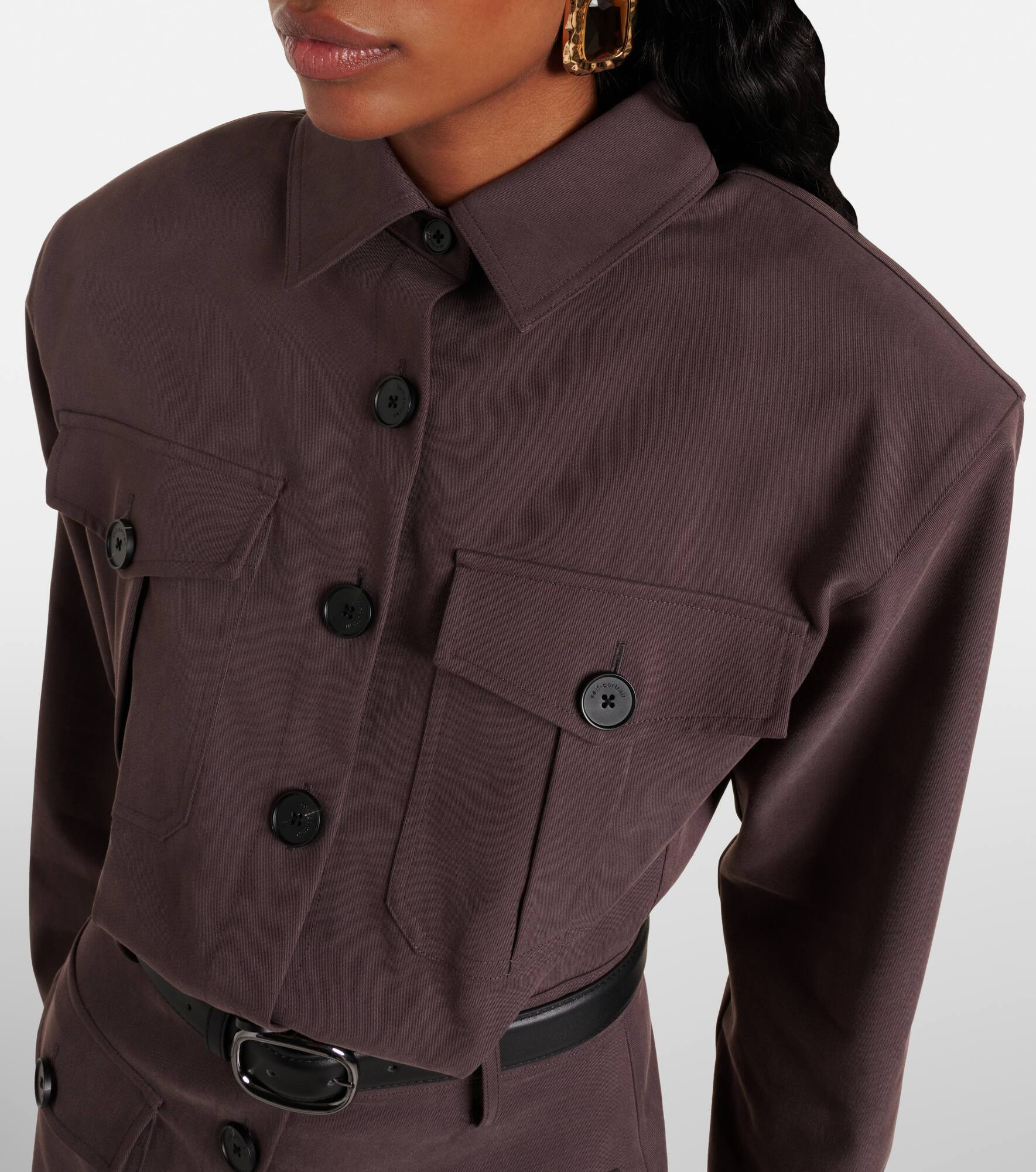 Belted midi dress - 4