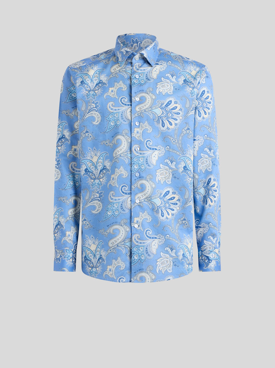 MAXI FLOWER PAISLEY SHIRT - 1
