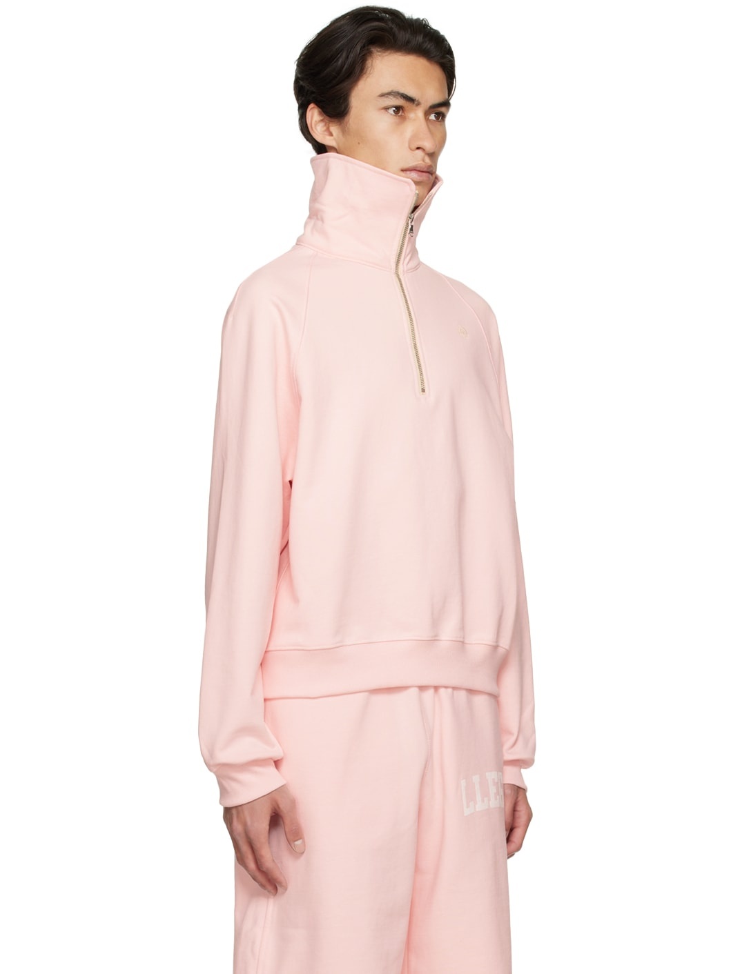 SSENSE Exclusive Pink Embroidered Sweatshirt - 2