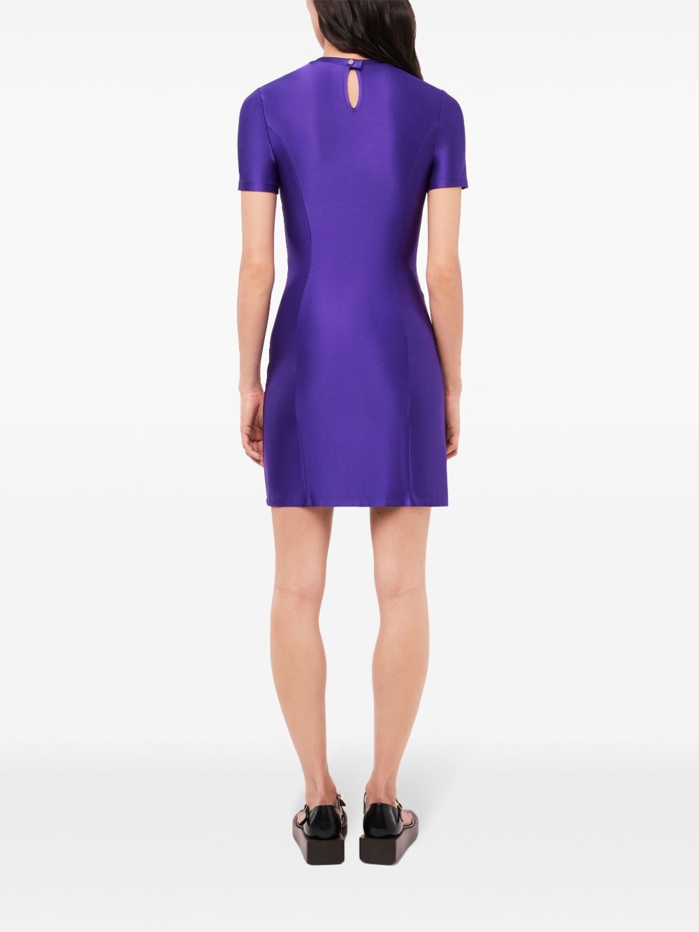 Drapé Pression Mini Dress - 4