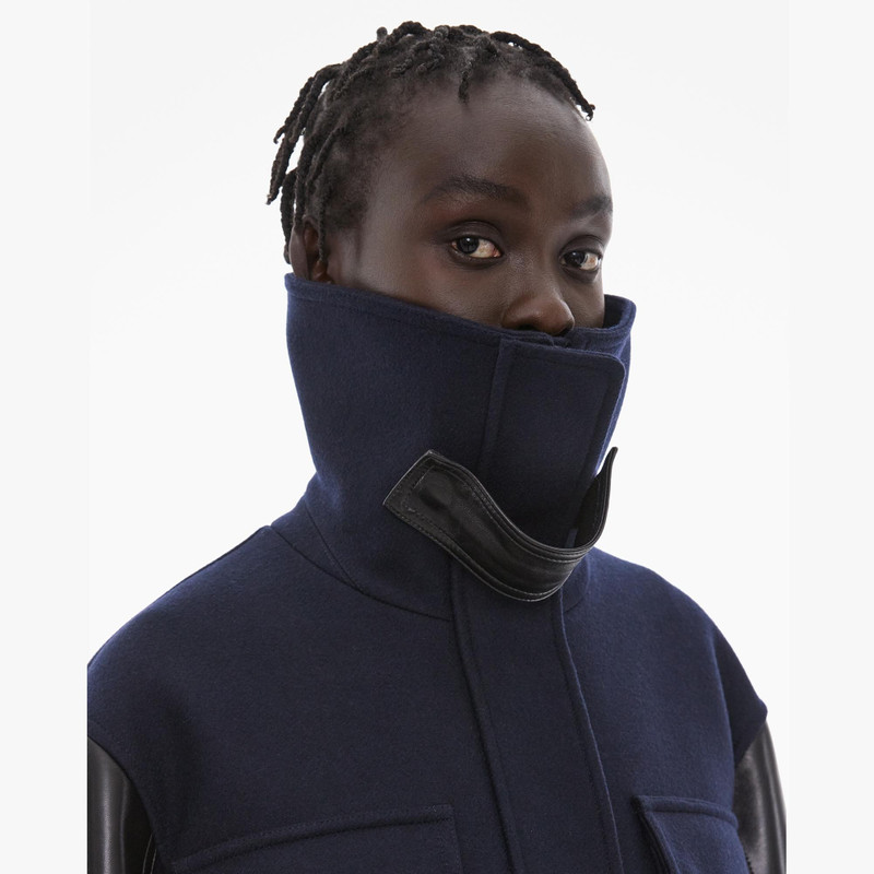 CROPPED WOOL PARKA 6