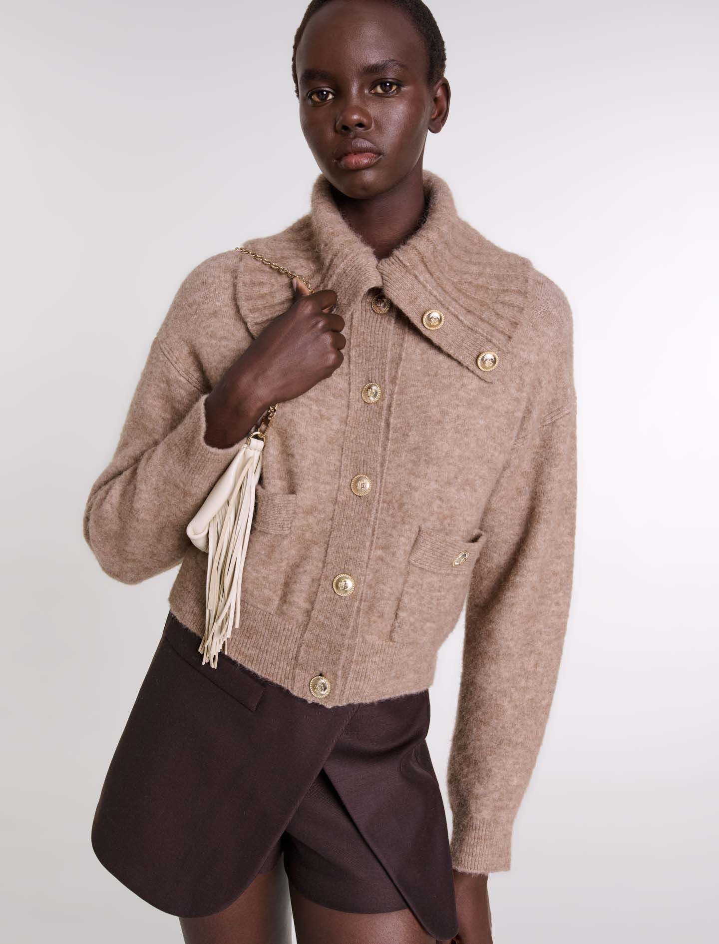 Wool-blend cardigan - 5