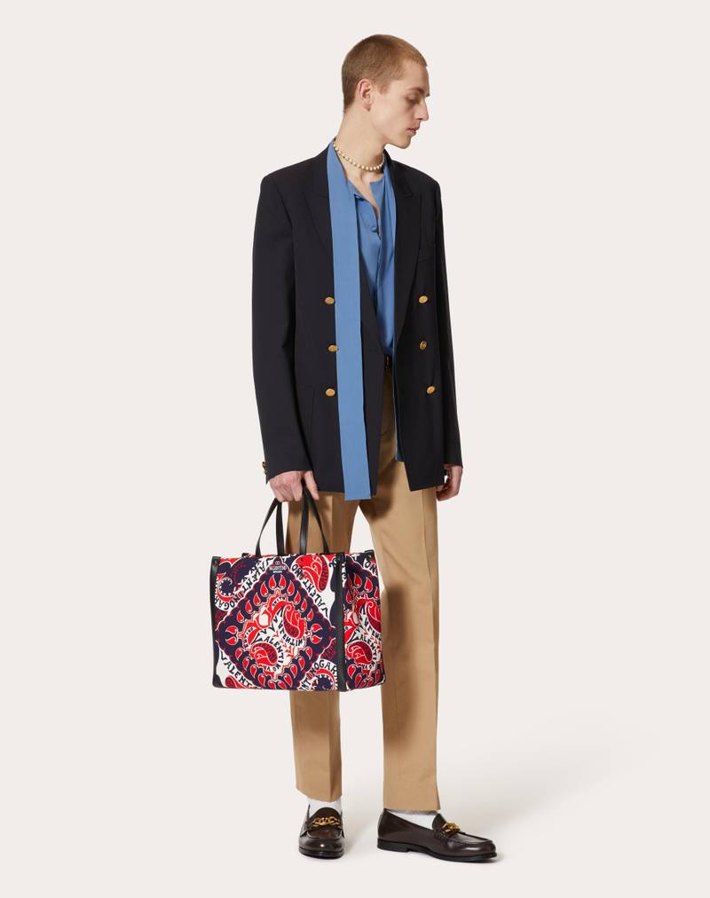 Valentino DOUBLE-BREASTED WOOL MIX JACKET outlook