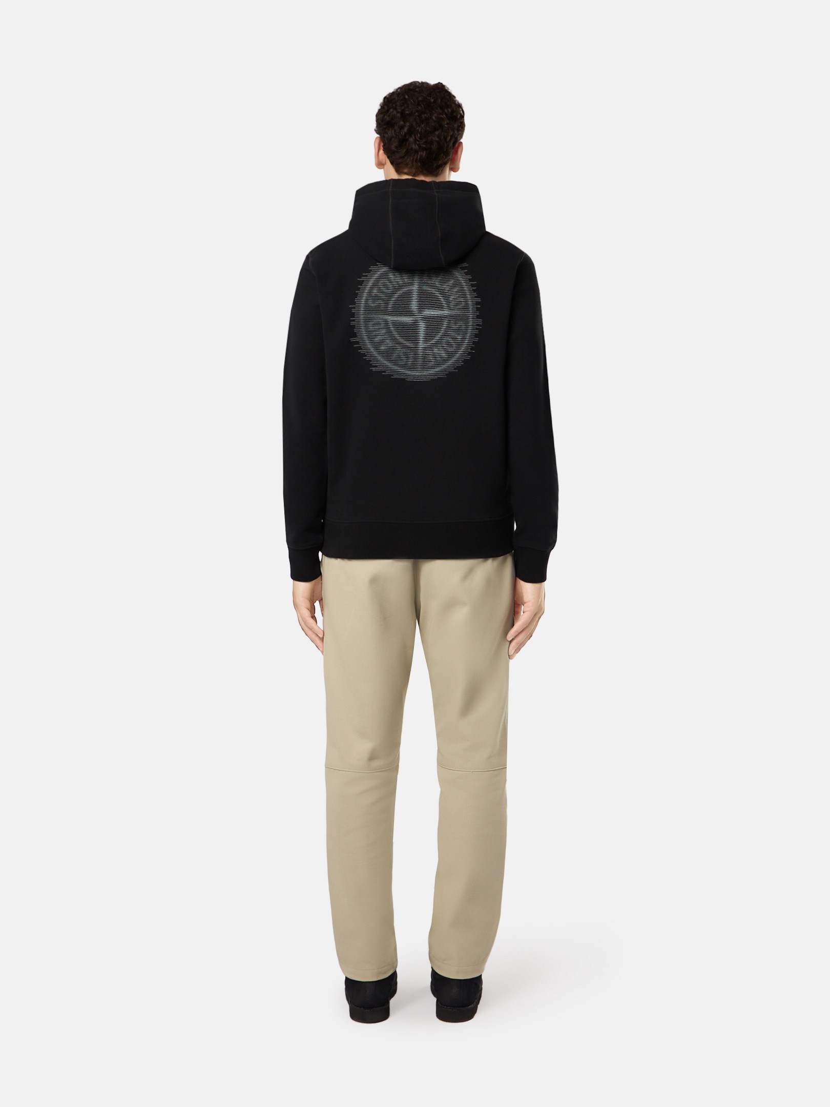 ☆STONE ☆Brushed Organic Cotton Fleece Stone Island BRUSHED ORGANIC COTTON FLEECE HALT ZIP