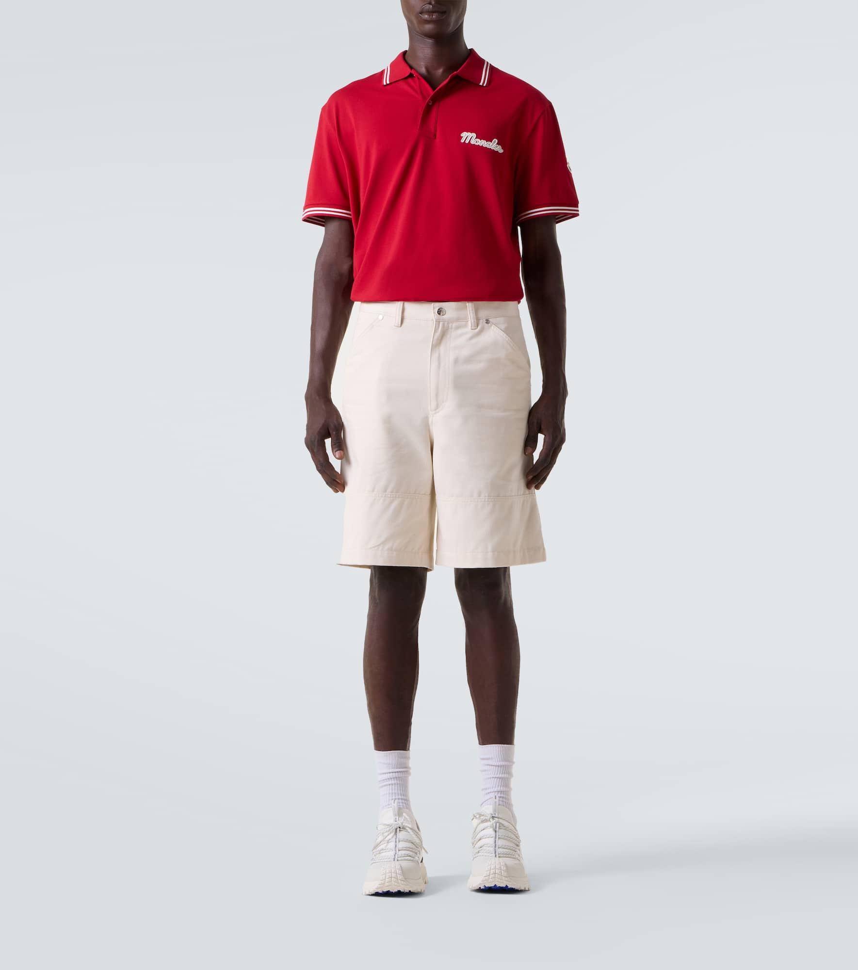 Logo cotton piqué polo shirt - 2