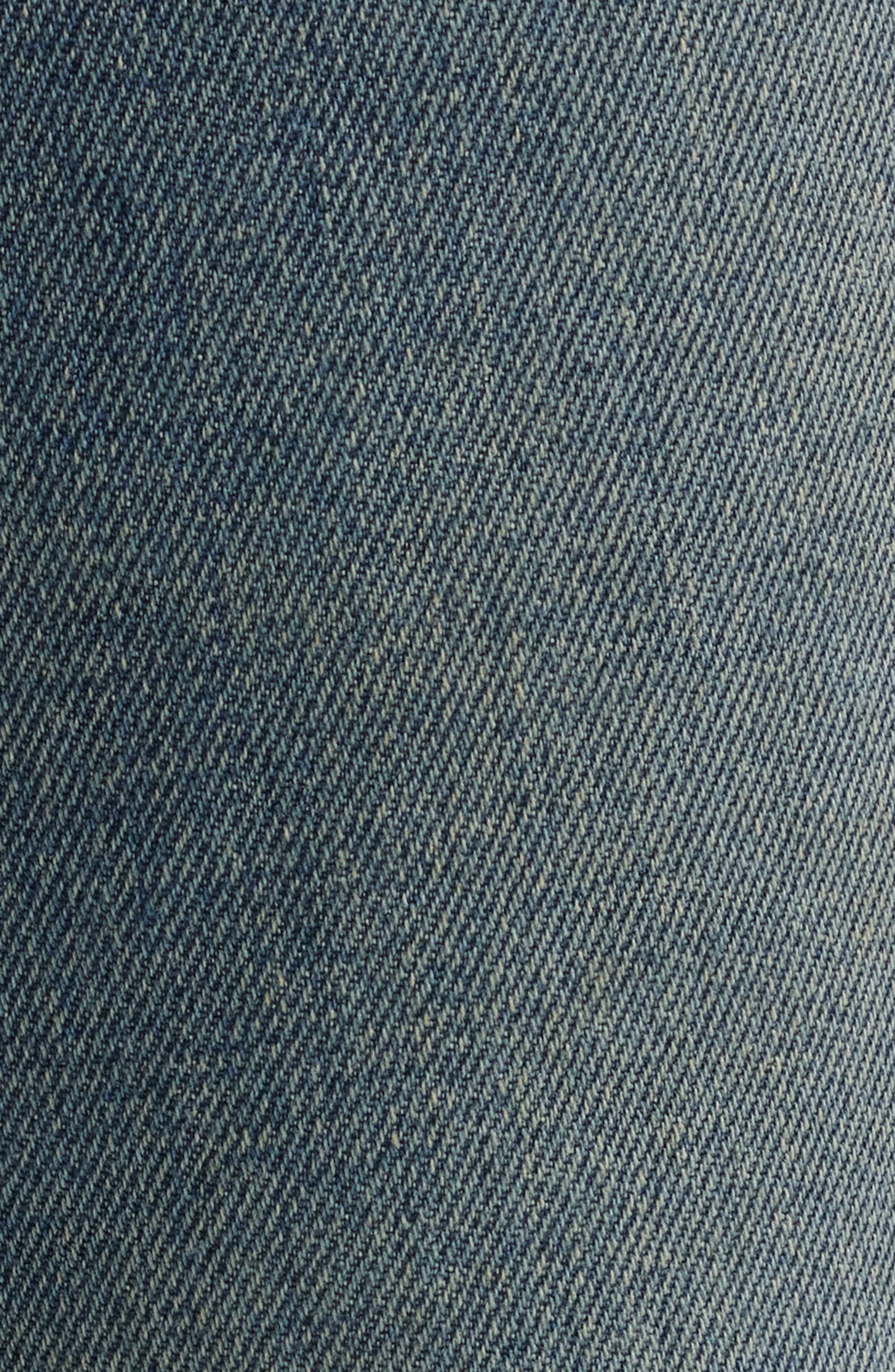 Carhartt Work In Progress Double Knee Work Jeans in Blue Worn Used Wash at Nordstrom - 6