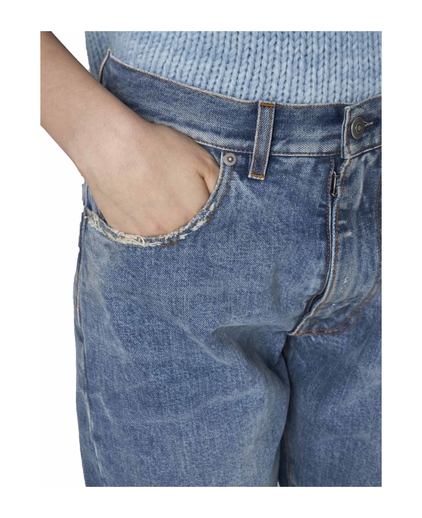 Straight Leg Jeans - 5